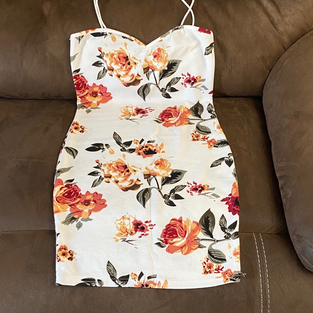 Floral Print Women's Dress